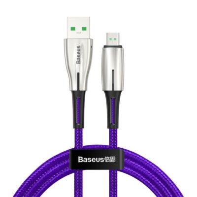 BASEUS cable waterdrop for micro 4A 1M Purple (CAMRD-B05)