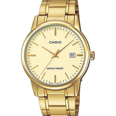 Casio Golden Bridal Watch for Gents (MTP-V002G-9A)