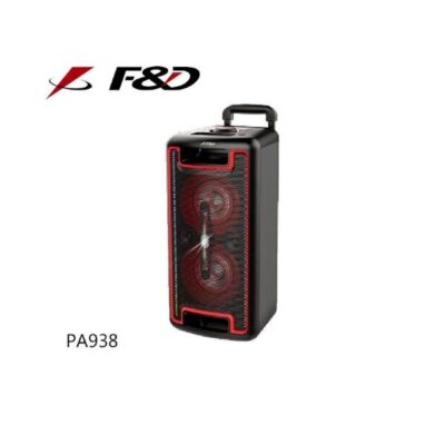Original F&D PA938 80W Bluetooth Party Speaker With Mic