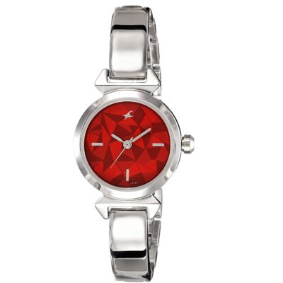 Fastrack Analog Red Dial Women’s Watch – 6131SM01