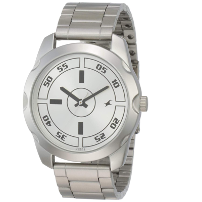 Fastrack Analog Silver Dial Men’s Watch -3123SM02