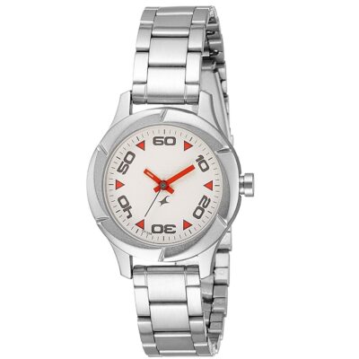 Fastrack Analog Silver Dial Women’s Watch-6141SM01