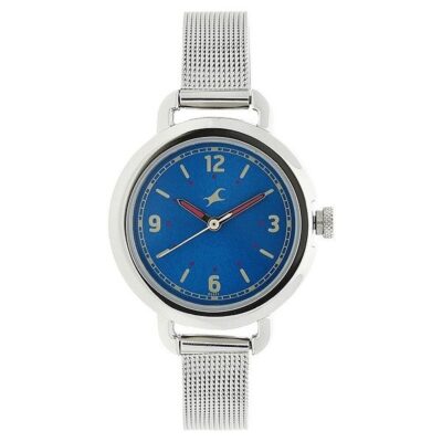 Fastrack Blue Dial Girl Watch (6123SM03)