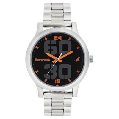 Fastrack Stainless Steel Strap Watch For Men?s (NN38051SM08)