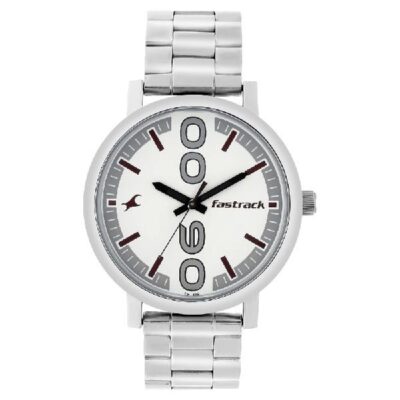 Fastrack Stainless Steel Strap Watch For Men?s (NN38052SM08)