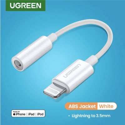 iPhone Lightning Port to 3.5mm Audio Adapter (UGreen-30759)