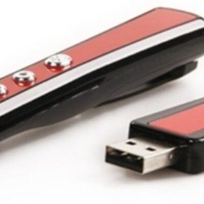 Wireless Laser Pointer with Page Up/Down Function- PP900, Red