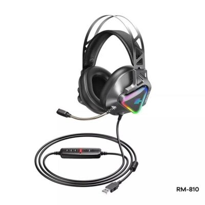 REMAX RM-810 Wargod Series USB RGB Lighting Gaming Headphone
