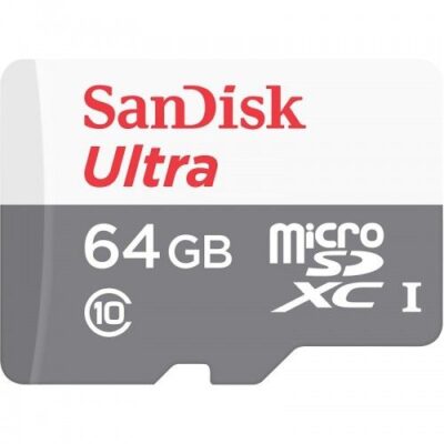 SanDisk 64 GB Ultra Micro SD Card (Class 10)