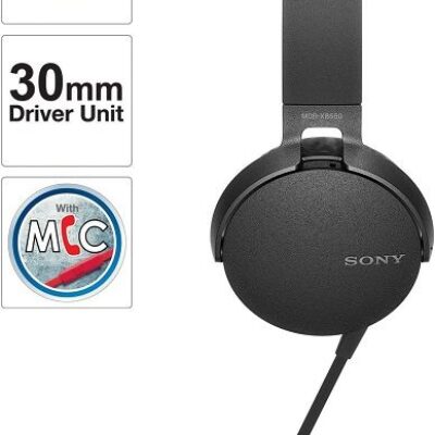 Sony XB550AP Extra Bass Wired On-Ear Headphones