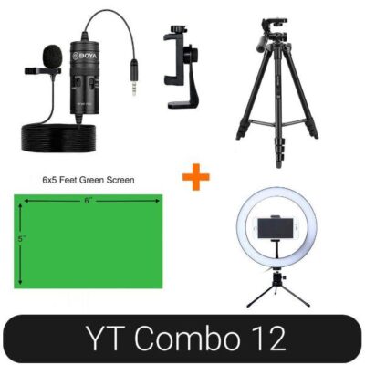 Youtube Starter Face Cam Studio Combo Set (YT-12)