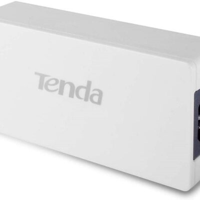 Tenda POE30G-AT 30 W IEEE802.3 Gigabit PoE Injector, Power Distance Extension Of Up To 100 Meters For Standard Cat. 5e And Cat. 6 Ethernet Cable, Plug And Play, No Any Configuration Required
