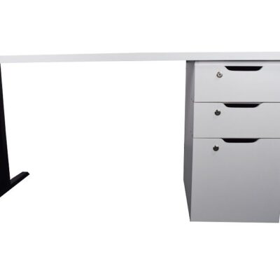 Sketch Steel Series Table With Alex Drawer(TS-D-WW)