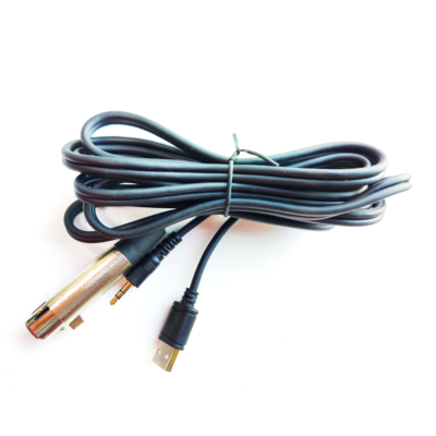 USB Powered XLR To 3.5mm Jack Cable For Microphone