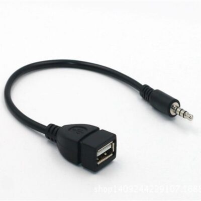 High Quality USB Female to 3.5mm Jack TRRS Male Audio Converter Adapter