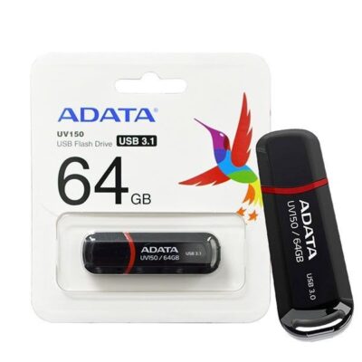 ADATA UV150 64GB USB 3.2 Black Pen Drive