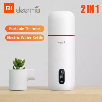 Xiaomi Deerma Stainless Steel Display Smart Touch Thermos Cup Electric Kettle (350ML)