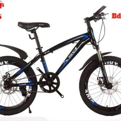 XSD 20″ Inch Spoke Rim Bicycle – Black & Blue Color (Front Suspension, Double disc & Hydraulic Brake)